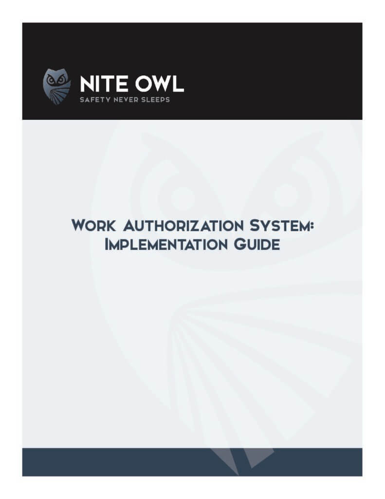 Nite Owl Software. Work Authorization System: Implementation Guide.